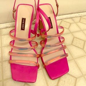 Nine West Square Toe Sandals